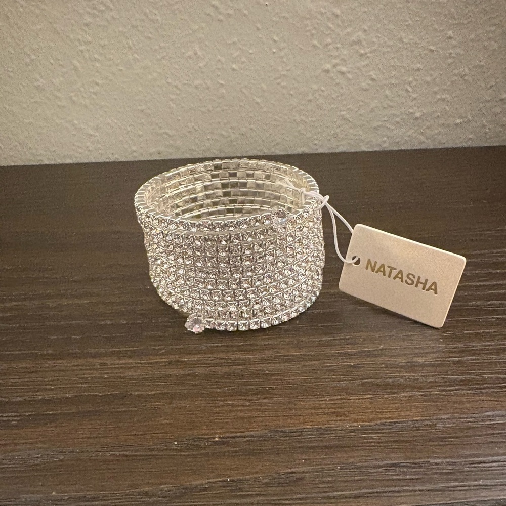 NEW Natasha Dazzling Silver Bracelet